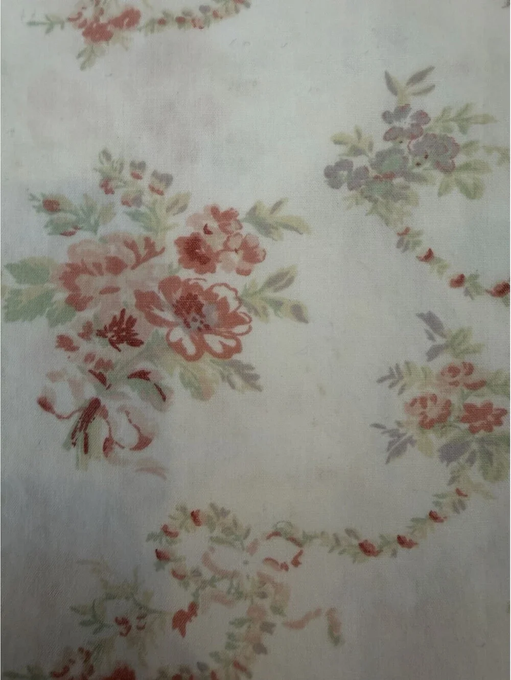 Rachel Ashwell The Farmhouse  Shabby Chic Floral Queen Sheets 4pc Set EUC